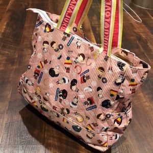 Harajuku Shoulder Bag with Side Pockets